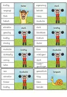 Vorschau - Spiele - Adjektive : Klammerkarten (Synonyme) - Seite 3