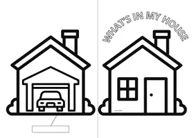 Vista previa - Hojas de trabajo - Label my house - página 2