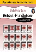 Vorschau - Bildkarten - Bildkarten - Mundbilder - Laute / Buchstaben - Druckschrift - Deckblatt