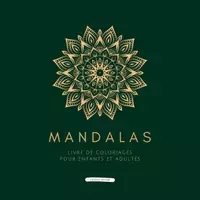 Aperçu - Matériel pour travaux manuels / dessin - Mandalas Spirales - Livre de coloriages +60 illustrations - Page de couverture