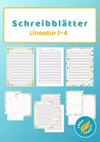 Vorschau - Arbeitsblätter - Freebie Geschichten schreiben Schreibblätter Lineatur 1-4 - Deckblatt
