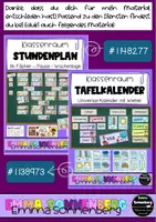 Vorschau - Poster - Klassendienste (mit editierbarer ppt-Version) - Seite 1
