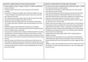 Vorschau - Stundenentwürfe - Unterrichtsentwurf zum Thema “Social media influencers and how they influence your body image” - Seite 3