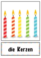 Vorschau - Bildkarten - Bild- und Wortkarten DAZ Geburtstag haben - Seite 2