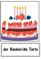 Vorschau - Bildkarten - Bild- und Wortkarten DAZ Geburtstag haben - Seite 3