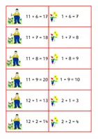 Vorschau - Spiele - ZR 20: Riesen und Zwergenaufgaben - Domino - Addition - Seite 2
