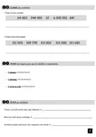 Aperçu - Feuilles d'exercices - Numération - dossier révisions 5è/ 6è - Page 2