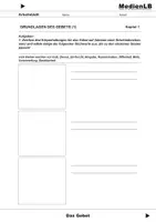 Vorschau - Arbeitsblätter - Das Gebet - Arbeitsblätter und Testaufgaben mit Lösungen - Deckblatt