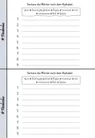 Vorschau - Arbeitsblätter - Miniheft Grundwortschatz "ll, mm, nn & pp" - Seite 2