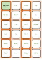 Vorschau - Spiele - Domino Flächeneinheiten (2 Schwierigkeitsstufen) - Deckblatt