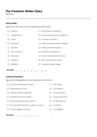 Aperçu - Apprentissages en autonomie - The Freedom Writers Diary (fiches de travail en anglais sur le film) - Page 1