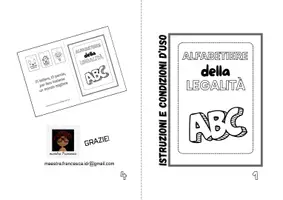 anteprima - Flashcard - ALFABETIERE DELLA LEGALITA' abbecedario - Pagina 3
