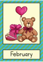 anteprima - Esercizi - Months: Flash Cards / Carte illustrate (Inglese) - Pagina 3