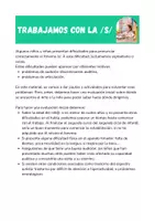 Vista previa - Refuerzo / NEE / Materiales de apoyo - ME CUESTA PRONUNCIAR LA S. LOGOPEDIA PRÁCTICA - página 1