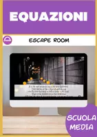 anteprima - Esercizi - Equazioni di primo grado Halloween Escape Room 🇬🇧 - Pagina di copertina