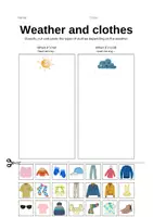 Vorschau - Arbeitsblätter - Kleidung auf Englisch Vokabeln - Clothes English - Seite 1