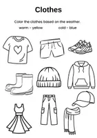 Vorschau - Arbeitsblätter - Kleidung auf Englisch Vokabeln - Clothes English - Seite 2