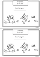 Vorschau - Unterrichtsreihen - Laute St, Sp, Sch 1.Klasse, 2.Klasse Buchstaben, Rechtschreibung - Seite 2