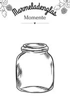 Vorschau - Arbeitsblätter - Marmeladenglasmomente Arbeitsblatt - Deckblatt