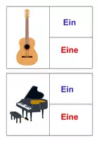 Vorschau - Bildkarten - Bildkarten unbestimmte Artikel Musik - Seite 3