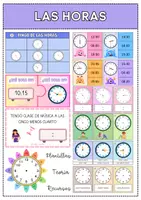 Vista previa - Juegos / Gamificación - Pack para trabajar las horas - Portada