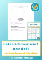 Vorschau - Stundenentwürfe - Unterrichtsentwurf Rondell mit Material - Deckblatt
