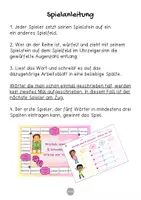 Vorschau - Spiele - Brettspiel Deutsch: Rechtschreibung Doppelter Mitlaut Spiel | Doppelkonsonant mm - Unterricht, Förderstunde & Legasthenietraining - Seite 2