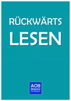 Vorschau - Stundenentwürfe - RÜCKWÄRTS LESEN - ein spannendes Mentaltraining in der Seniorenarbeit - Seite 1