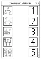 Vorschau - Arbeitsblätter - Mathe - Arbeitsblätter für Kindergarten und Anfangsunterricht (Baustelle) - Seite 3