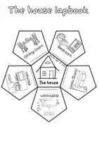 anteprima - Flashcard - The House. Lapbook - Pagina 1
