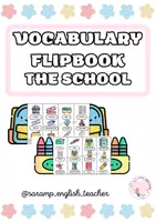 Vista previa - Manualidades / Dibujos para colorear - SCHOOL SUPPLIES FLIPBOOKS - Portada