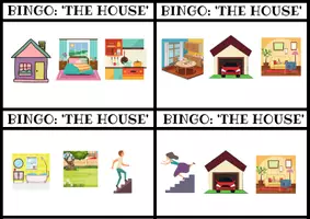 anteprima - Flashcard - The house. BINGO - Pagina 2