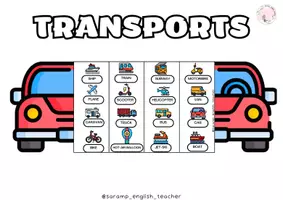 Vista previa - Manualidades / Dibujos para colorear - MEANS OF TRANSPORTS FLIPBOOK - página 2