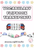 Vista previa - Manualidades / Dibujos para colorear - MEANS OF TRANSPORTS FLIPBOOK - Portada