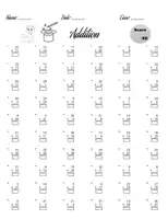 Aperçu - Feuilles d'exercices - Math Addition and Subtraction Worksheets Within 30-1st Grade Math Facts - Page 1