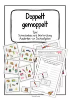 Vorschau - Arbeitsblätter - Doppelt gemoppelt: Spiel mit Übungen für Deutsch und Mathe - Deckblatt