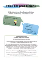 Vorschau - Spiele - Sprechkarten - faire des propositions - Deckblatt