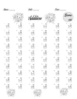 Aperçu - Feuilles d'exercices - Math Addition and Subtraction Worksheets Within 30-1st Grade Math Facts - Page 1
