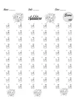 Aperçu - Feuilles d'exercices - Math Addition and Subtraction Worksheets Within 30-1st Grade Math Facts - Page 2