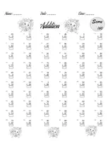 Aperçu - Feuilles d'exercices - Math Addition and Subtraction Worksheets Within 30-1st Grade Math Facts - Page 3