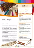 Vista previa - Unidades / Secuencias / Situaciones de Aprendizaje - Hava nagila - Acompañamiento con instrumentos Orff - Portada