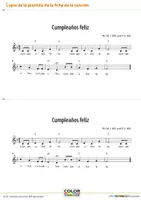 Vista previa - Unidades / Secuencias / Situaciones de Aprendizaje - Cumpleaños feliz (Happy birthday to you) - Acompañamiento con instrumentos Orff - página 3