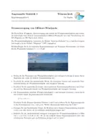 Vorschau - Arbeitsblätter - Korrelation Einfache lineare Regression Offshore-Windparks Restriktion Datensatz Excel - Seite 1