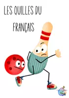 Aperçu - Jeux - Les quilles du français, jeu de révision en français - Page de couverture