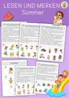 Vorschau - Arbeitsblätter - Lesen und Merken Materialpaket - Seite 1