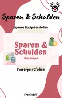 Vorschau - Stundenentwürfe - PPT & Stundenentwurf Mein Budget - Sparen & Schulden - Deckblatt