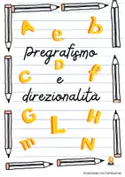 anteprima - Esercizi - Pregrafismo e direzionalità - Pagina di copertina
