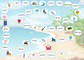 Aperçu - Apprentissages en autonomie - Pack 2 jeux de lecture C et G dur/doux - Page 1