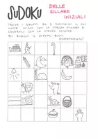 anteprima - Giochi - Sudoku delle sillabe iniziali e del suono iniziale - Pagina di copertina