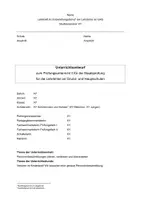Vorschau - Stundenentwürfe - Prüfungsentwurf Unterrichtsentwurf Deutsch Personenbeschreibung - Seite 1